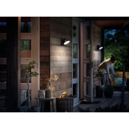 Philips - LED Āra sienas lampa LED/7W/230V 2700K IP44