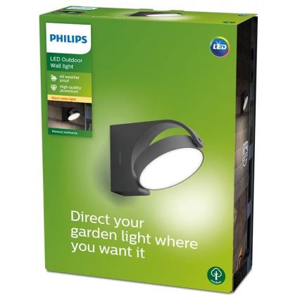 Philips - LED Āra sienas lampa LED/7W/230V 2700K IP44