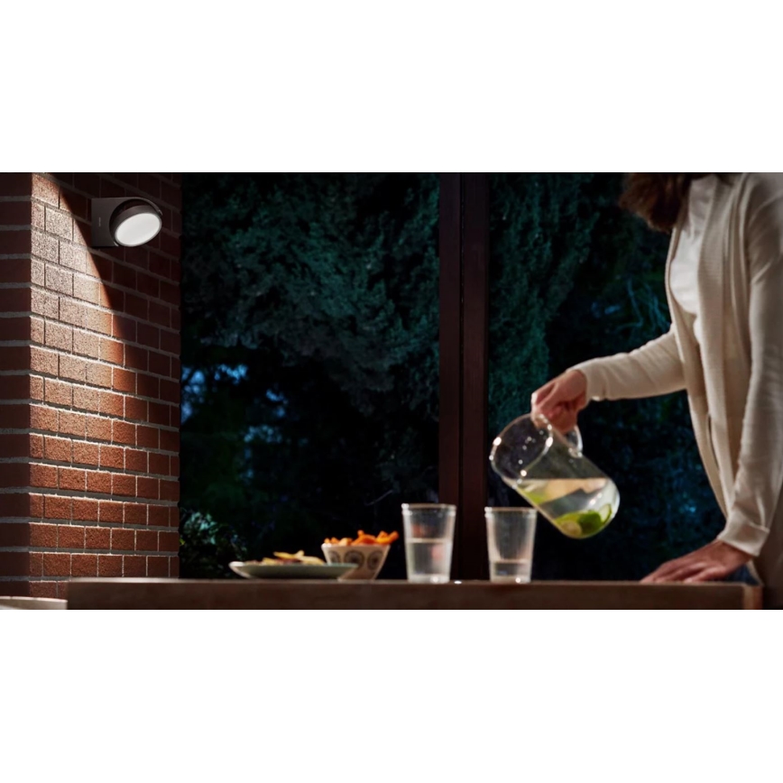 Philips - LED Āra sienas lampa LED/7W/230V 4000K IP44