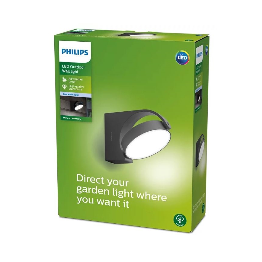 Philips - LED Āra sienas lampa LED/7W/230V 4000K IP44
