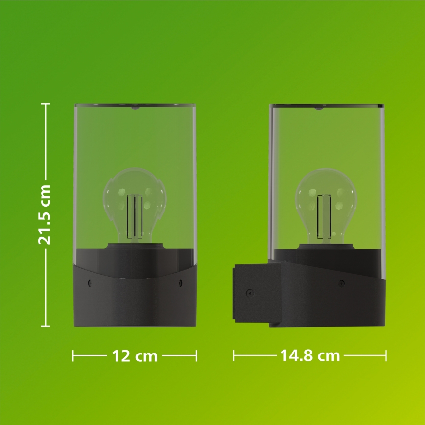 Philips - LED āra sienas lampa NAYL 1xE27/4W/230V 2700K IP44