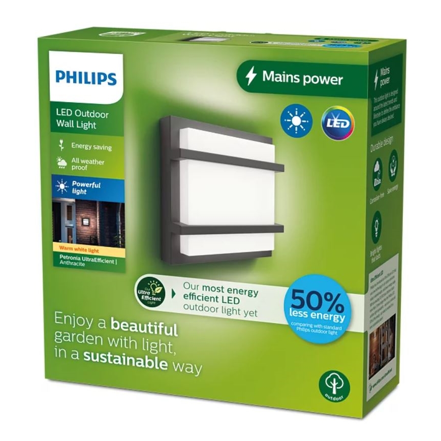 Philips - LED Āra sienas lampa PETRONIA LED/3,8W/230V IP44
