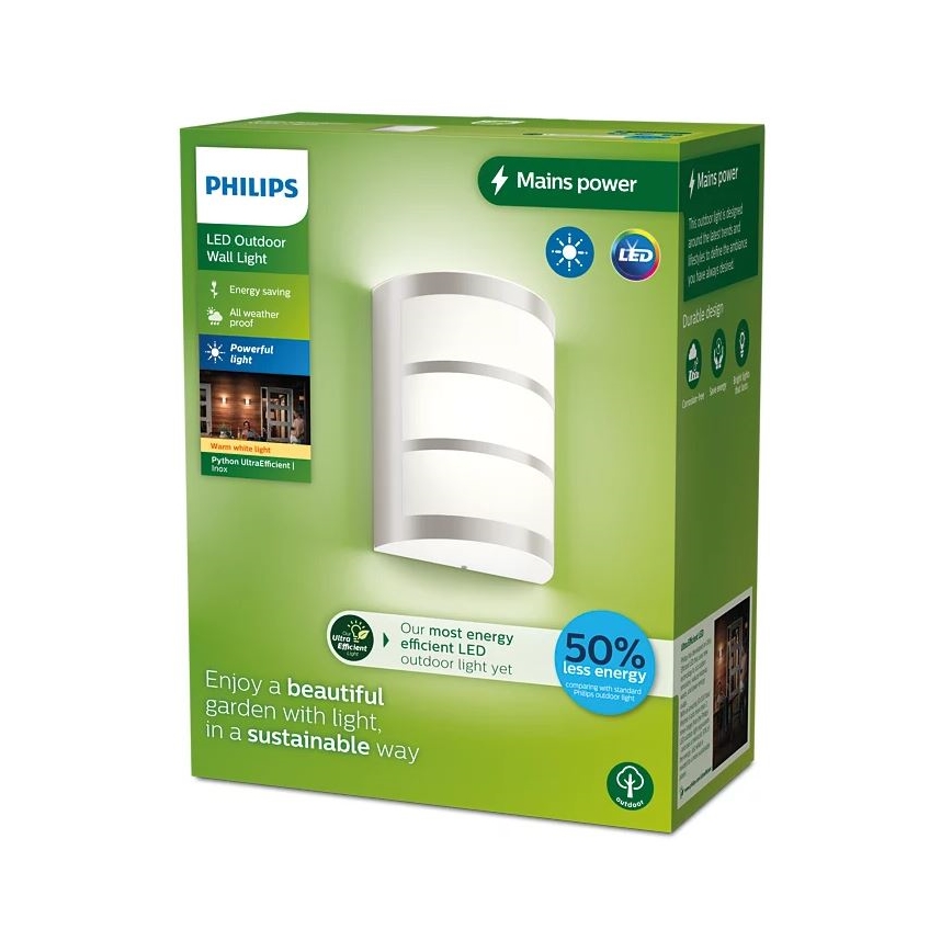 Philips - LED Āra sienas lampa PYTHON LED/3,8W/230V IP44