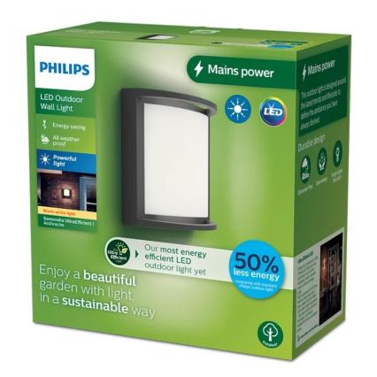 Philips - LED Āra sienas lampa SAMONDRA LED/3,8W/230V IP44