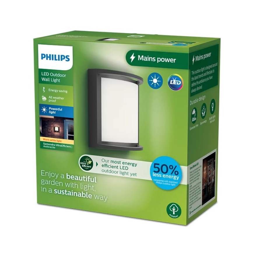 Philips - LED Āra sienas lampa SAMONDRA LED/3,8W/230V IP44