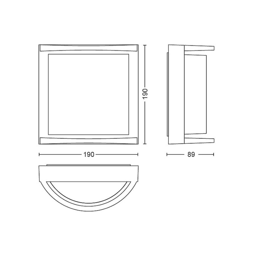 Philips - LED Āra sienas lampa SAMONDRA LED/3,8W/230V IP44