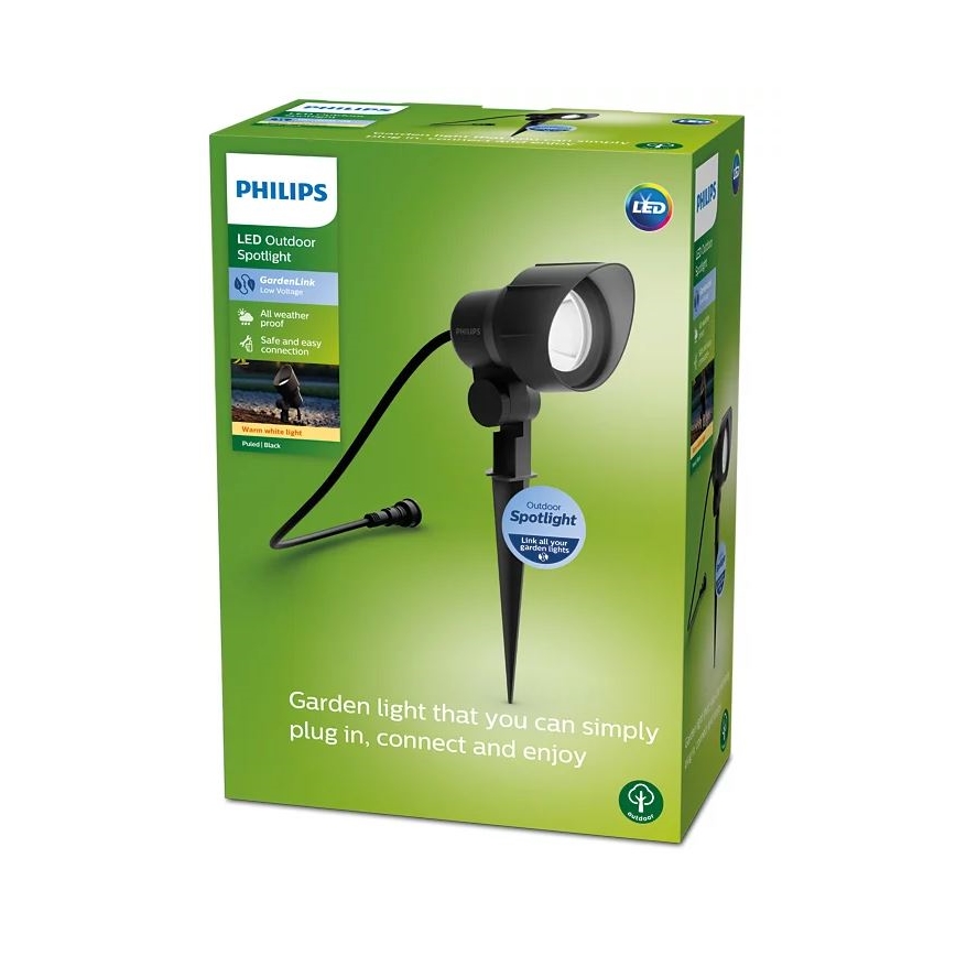 Philips - LED Āra starmetis LED/6W/12V 2700K IP44