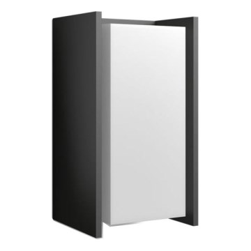 Philips - LED ārējais sienas gaismeklis ar regulējamu spilgtumu Hue TURACO White And Color Ambiance 1xE27/8,1W/230V 1000-20000K