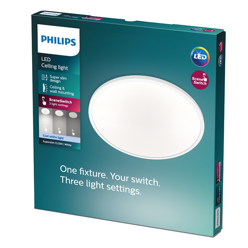Philips - LED aptumšojams griestu gaismeklis LED/15W/230V 4000K