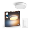 Philips - LED dimējams griestu gaismeklis Hue LED/19,2W/230V 2200-6500K Ø 381 mm balta + tālvadības pults