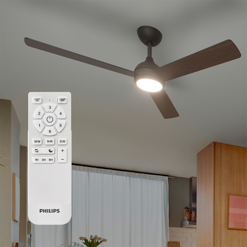 Philips - LED dimmējamais griestu ventilators CIVX LED/24W/230V + tālvadība