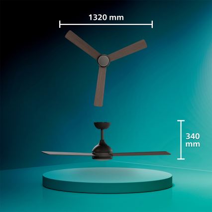 Philips - LED dimmējamais griestu ventilators CIVX LED/24W/230V + tālvadība
