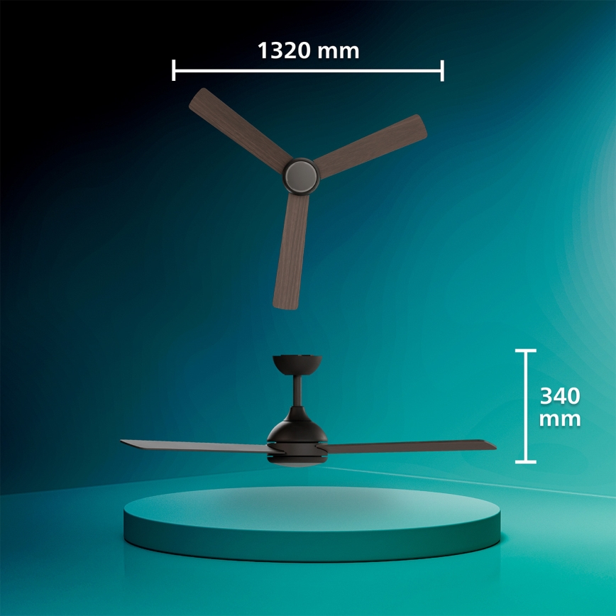 Philips - LED dimmējamais griestu ventilators CIVX LED/24W/230V + tālvadība