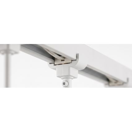 Philips - LED RGBW dimējama lustra uz troses sliežu sistēmā EASYLINK HUE 3xGU10/4,7W/230V 2200-6500K 1m balta + Hue bridge