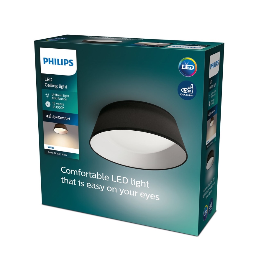 Philips - LED Griestu gaismeklis LED/14W/230V melns
