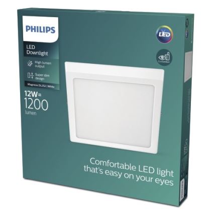 Philips - LED Griestu gaismeklis LED/12W/230V 2700K balts