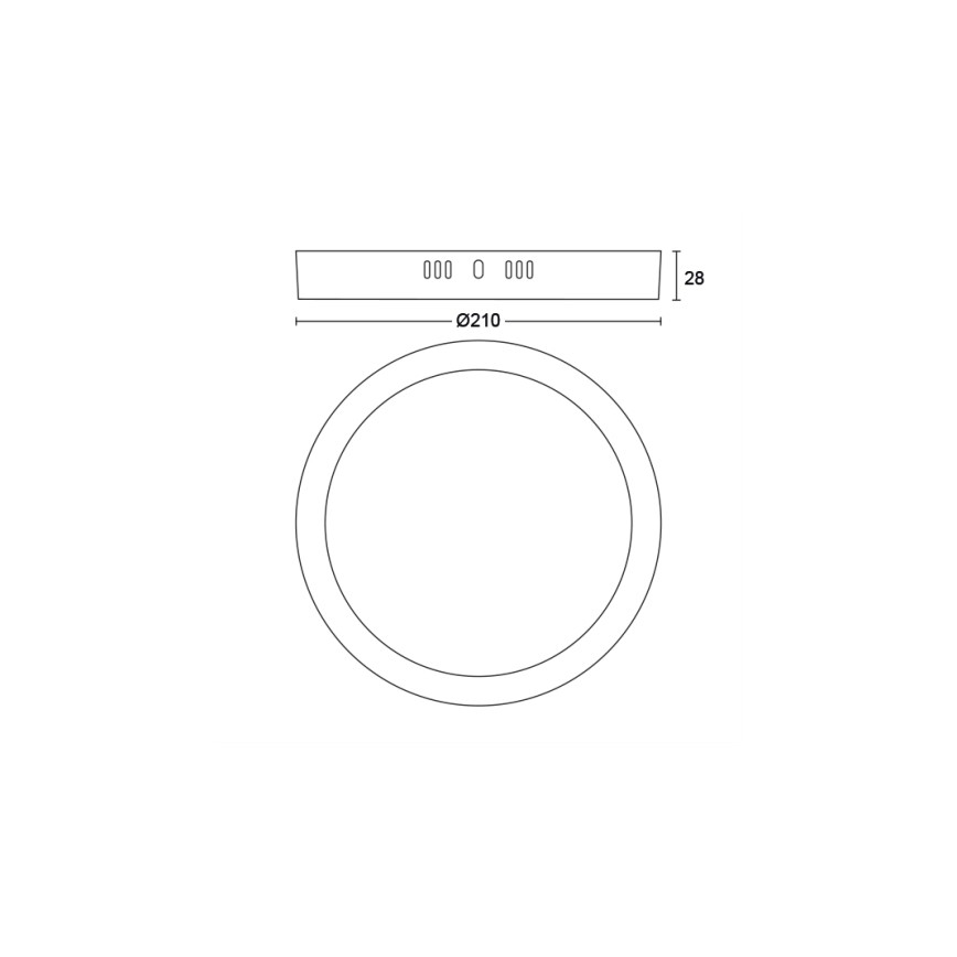 Philips - LED Griestu gaismeklis LED/12W/230V 2700K melns