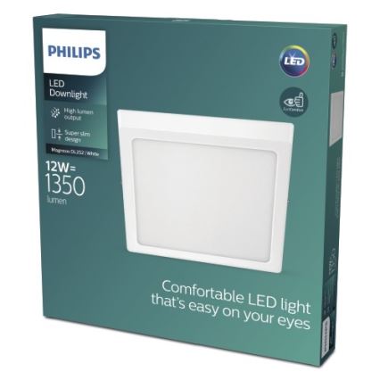 Philips - LED Griestu gaismeklis LED/12W/230V 4000K balts