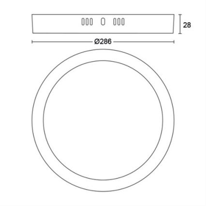 Philips - LED Griestu gaismeklis LED/20W/230V 2700K balts