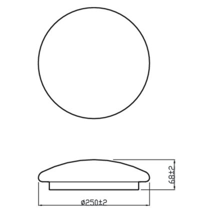 Philips – LED Griestu Gaismeklis MOIRE LED/10W/230V