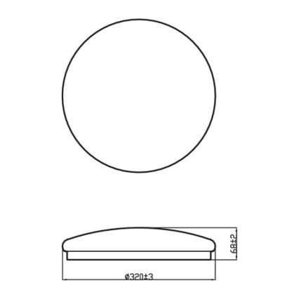 Philips - LED Griestu gaismeklis MOIRE LED/17W/230V