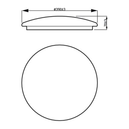 Philips - LED Griestu gaismeklis MOIRE LED/20W/230V 2700K