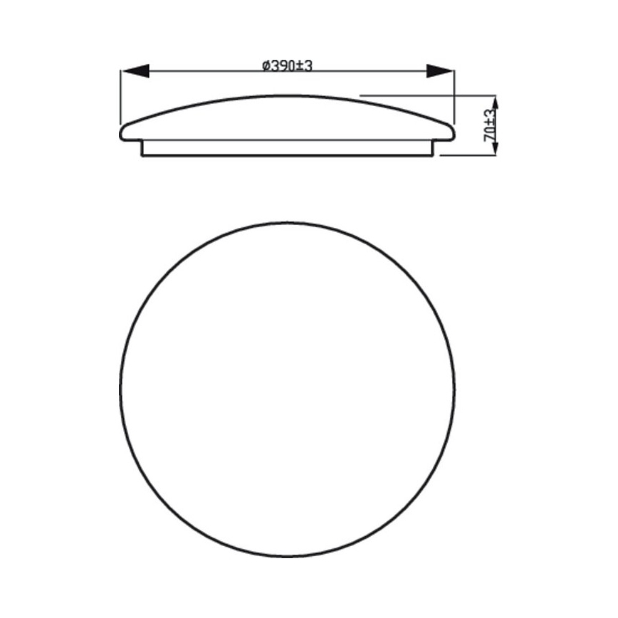 Philips - LED Griestu gaismeklis MOIRE LED/20W/230V 2700K