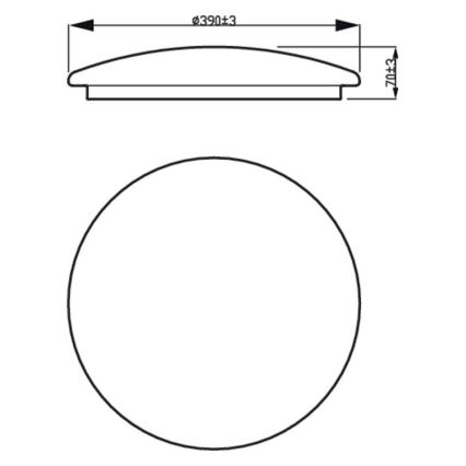 Philips - LED Griestu gaismeklis MOIRE LED/20W/230V 4000K