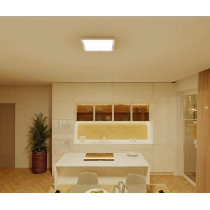 Philips - LED griestu lampa ar regulējamu spilgtumu LED/15W/230V 2700K 39,5x39,5 cm