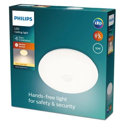 Philips - LED Griestu lampa ar sensoru LED/16W/230V 2700K