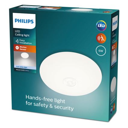 Philips - LED Griestu lampa ar sensoru MAUVE LED/6W/230V 4000K