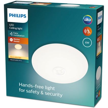 Philips - LED Griestu lampa ar sensoru MAUVE LED/6W/230V