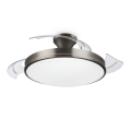 Philips - LED griestu lampa ar ventilatoru BLISS LED/35W/230V 5500/4000/2700K niķeļa apdare + tālvadības pults