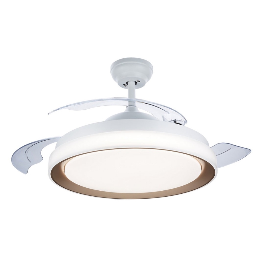 Philips-LED Griestu lampa ar ventilatoru LED/35W/230V 5500/4000/2700K + tālvadības pults zelta