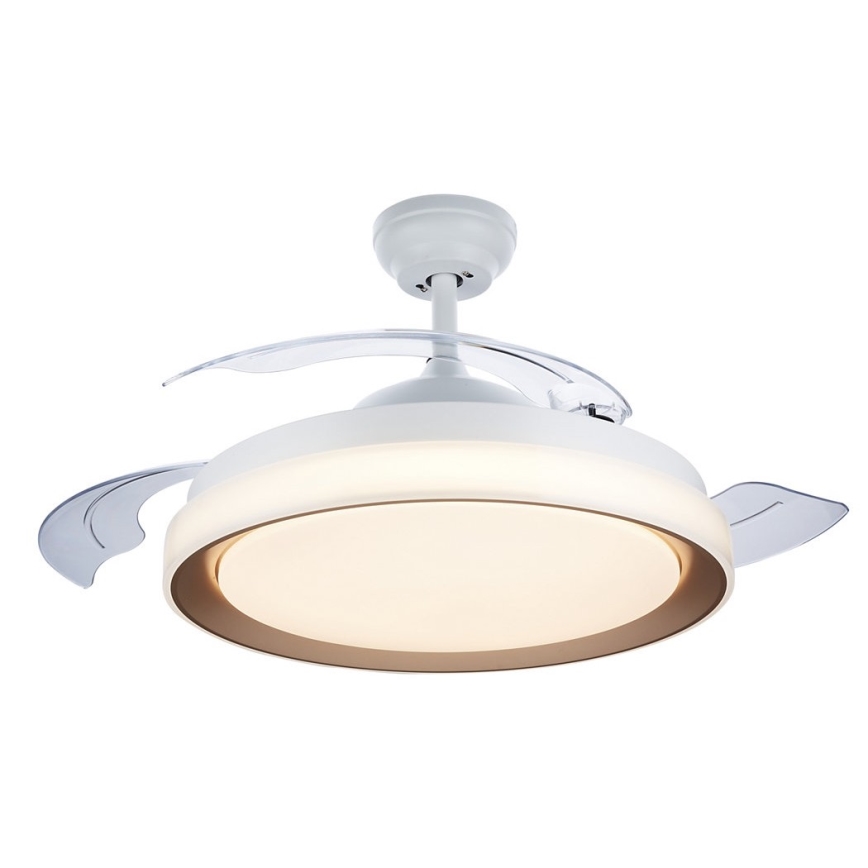 Philips-LED Griestu lampa ar ventilatoru LED/35W/230V 5500/4000/2700K + tālvadības pults zelta