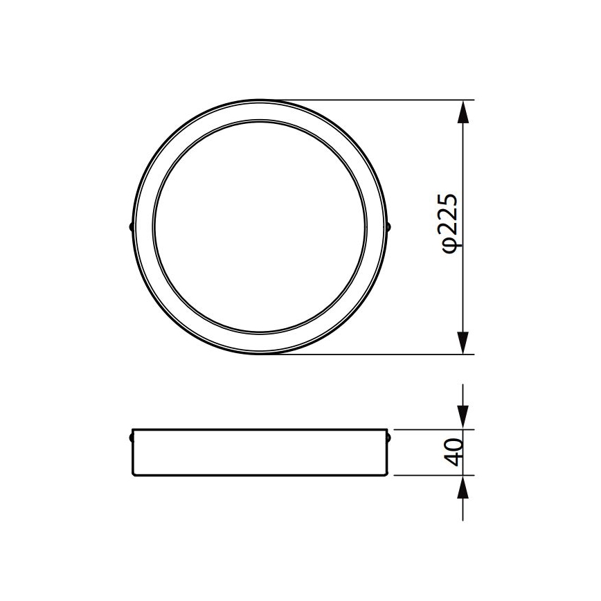 Philips - LED Griestu lampa LEDINAIRE LED/19,5W/230V 3000K IP40