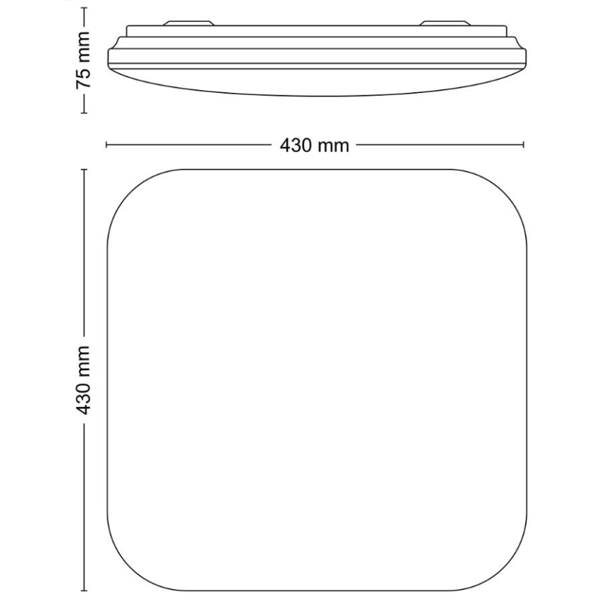 Philips - LED Griestu lampa LED/24W/230V 2700K