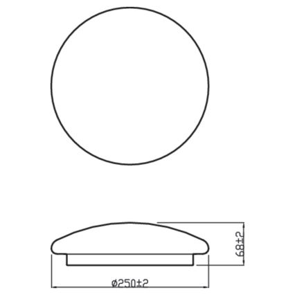 Philips - LED Griestu lampa MOIRE CL200 LED/10W/230V