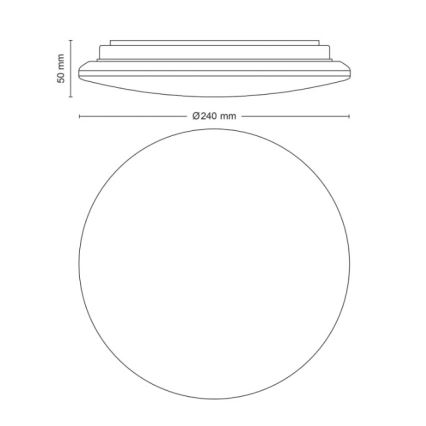 Philips - LED griestu lampa MOIRE LED/10W/230V 2700K Ø 24 cm