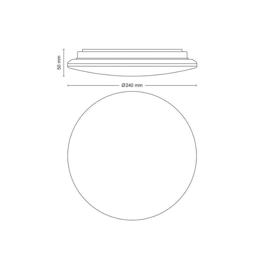 Philips - LED griestu lampa MOIRE LED/10W/230V 2700K Ø 24 cm