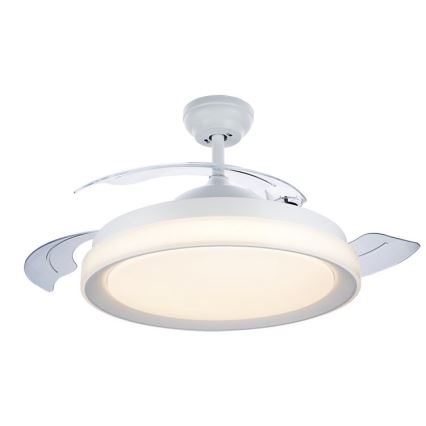 Philips - LED Griestu ventilators LED/35W/230V 5500/4000/2700K balts + tālvadības pults