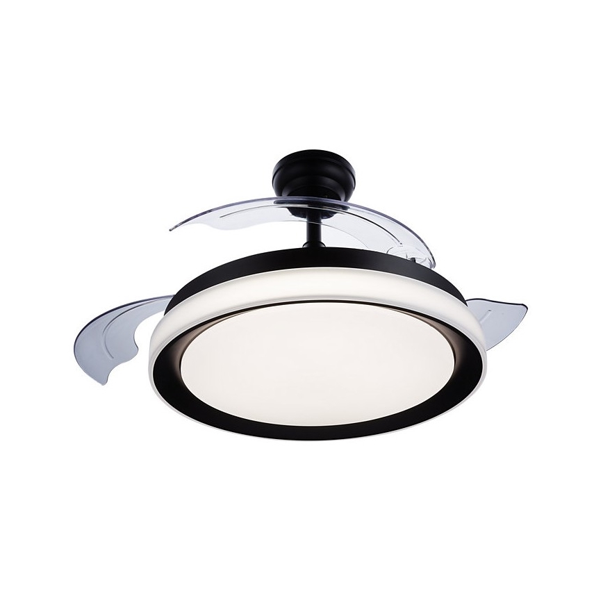 Philips - LED Griestu ventilators LED/35W/230V 5500/4000/2700K melns + tālvadības pults