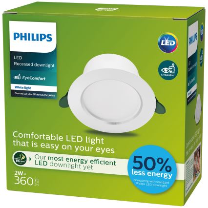 Philips - LED Iegremdējama lampa LED/2W/230V 3000K