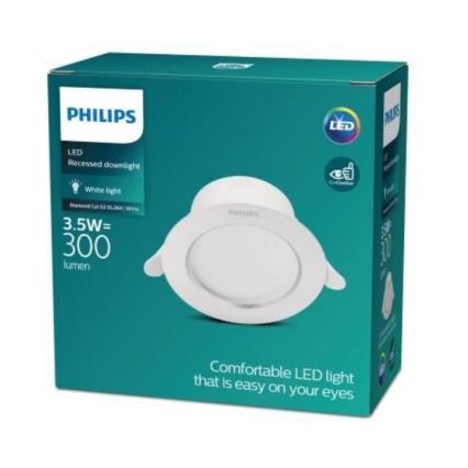 Philips - LED Iegremdējama lampa LED/3,5W/230V 4000K