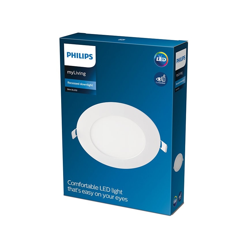 Philips - LED Iegremdējama lampa SLIM LED/9W/230V 3000K