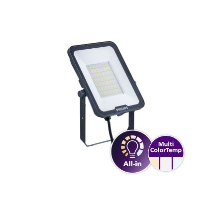 Philips - LED Prožektors LEDINAIRE ALL-IN LED/70W/230V 3000/4000/6500K IP65 antracīta