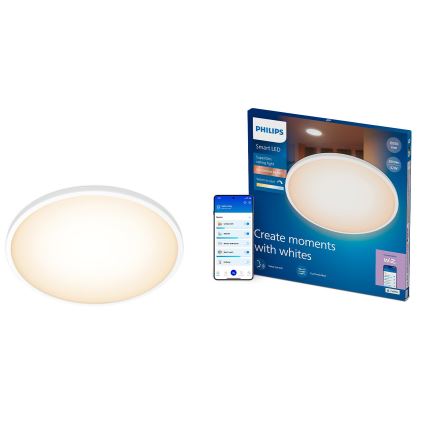 Philips - regulējama LED griestu lampa SUPERSLIM LED/32W/230V 2700-6500K Wi-Fi