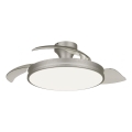 Philips - LED regulējams griestu gaismeklis ar ventilatoru ATLAS LED/35W/230V matēts hroms + tālvadība