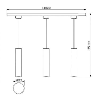 Philips - LED RGBW piekarināma lustra uz troses ar regulējamu spilgtumu EASYLINK HUE sliežu sistēmā 3xGU10/4,7W/230V 2200-6500K 1m melna + Hue bridge