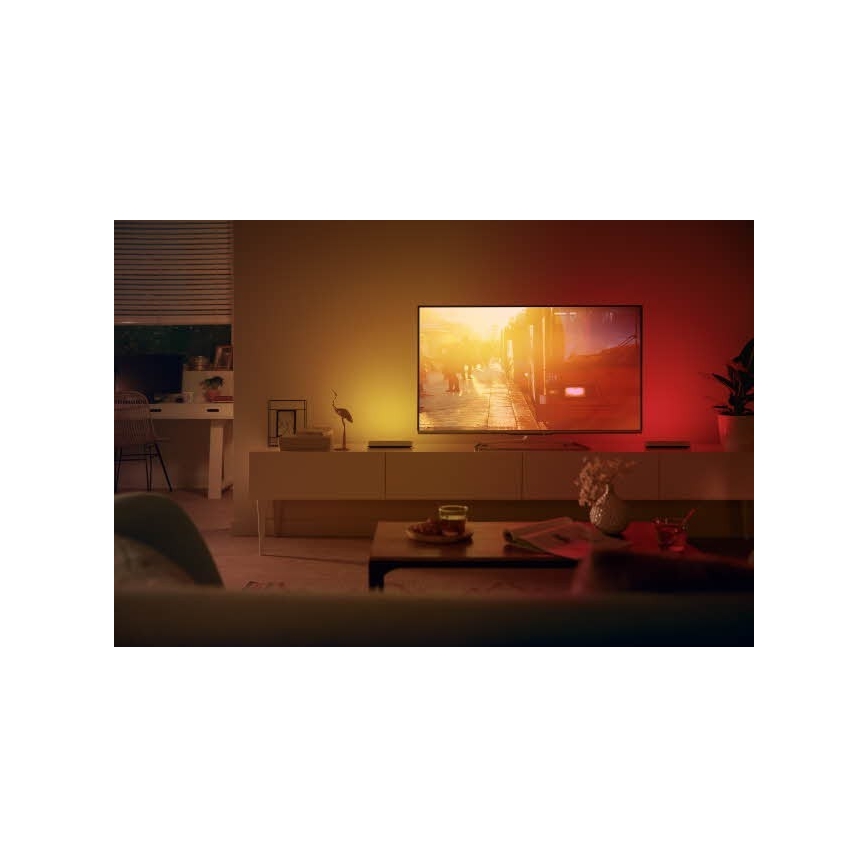 Philips - LED RGB Aptumšojama galda lampa Hue PLAY LED/6W/230V, balta